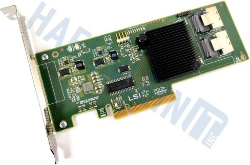 LSI Broadcom 9211-8i SAS2008 6G SATA SAS HBA PCIe x8 Avago ZFS IT Mode TrueNAS LSI00194 in Saudi Arabia
