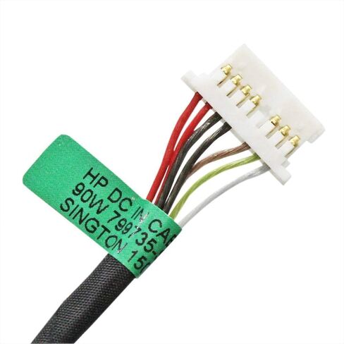 New AC DC in Power Jack Charging Port Cable for HP 17-by0020nr 17-by0021ds 17-by0022ds 17-by0023ds 17-by0024ds 17-by0025ds 17-by0026ds Series Laptop Notebook 10cm in Kuwait