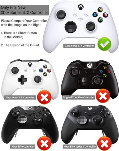 YoRHa Silicone Rubber Back Dots Carving Customizing Skin Cover for Xbox Series X/S Controller x 1(BH Green) with Pro Thumb Grips x 10 in Kuwait