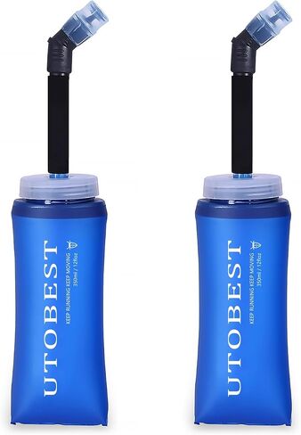 UTOBEST Soft Flask 350ml*2, Collapsible Hydration Water Bottle in Kuwait