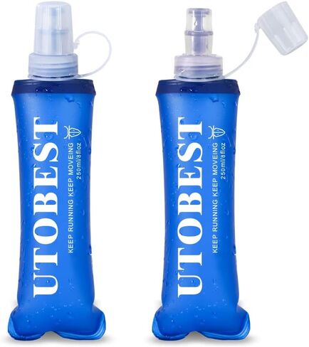 UTOBEST Soft Flask 350ml*2, Collapsible Hydration Water Bottle in Kuwait