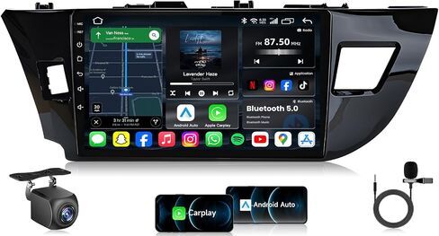 Android 15 Car Radio for Toyota Corolla 2014-2016: Carplay & Android Auto in Kuwait