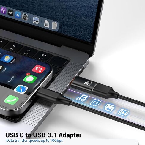 Pastall USB C to USB Adapter 10 Pack,Type C Male to USBA Female Adapter in Kuwait