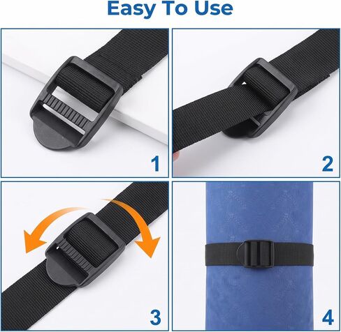 12 PCS Plastic Buckles for Straps, 1 Inch Replacement Buckles for Backpacks in Kuwait