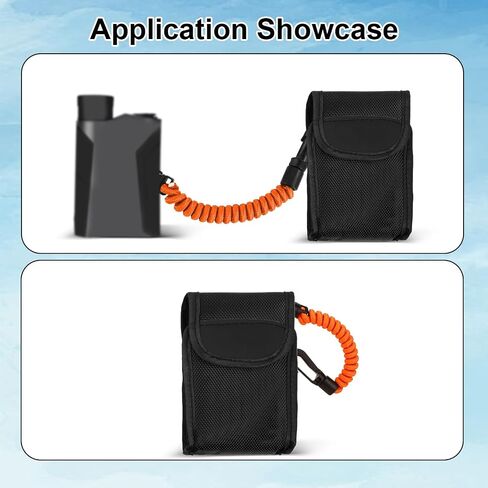 Rangefinder Tether, 8-40cm/3.15-15.75in High-Density Polyester Retractable Rangefinder Lanyard Suitable for Hunting Fishing Camping Accessory in Saudi Arabia