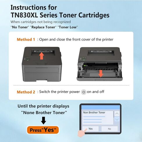 خرطوشة حبر بديلة TN830XL ​​لأخيه TN830-XL TN-830 TN830 in Kuwait