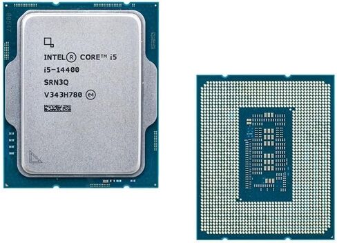 Intel i5-14400 Desktop Processor: 10-Core (6P+4E), 16-Thread CPU (3.5-4.7 GHz, 65W TDP), 20MB Cache, with Intel Laminar RM1 Air Cooler. Supports DDR5 RAM. OEM Tray (CM8071504821112)(Bulk Packaging) in Kuwait