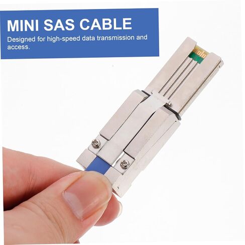 SHINEOFI Mini Serial Attached 26 Pin Sff-8088 Cable 0.5 Meter for Server Data Storage Systems Internal High-Speed Transmission Cord Compatible with Raid Controllers in Kuwait