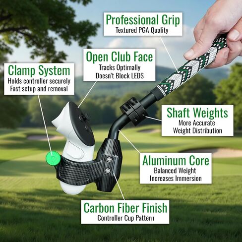 DeadEyeVR DriVR Ace VR Golf Club and Steel Shaft Weights Bundle in Kuwait