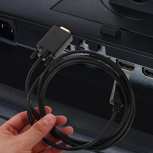 Vga Adapter Cable 1.8m Black for Monitor Projector in Kuwait