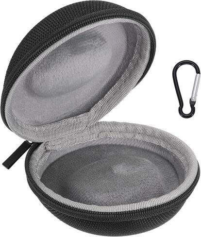 HARFINGTON Watch Travel Case 1 Slot Oxford Gray Up to 50mm/2",Green in Kuwait
