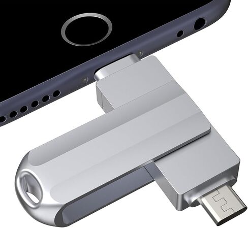 64GB Flash Drive for iPhone/iPad, USB-C Photo Stick with USB-A Adapter in Kuwait