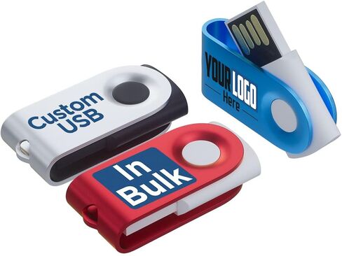 Custom Memory Stick Personalized Tumb Drive Logo Print USB Flash Drive 50Pack - All Jump Drive Models at One Price in Kuwait