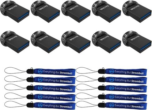 SanDisk 10 Pack 64GB Ultra Fit USB 3.2 Gen 1 Low Profile Flash Drive in Saudi Arabia