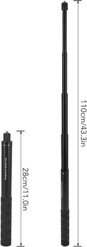 Aluminum Alloy Selfie Stick for X3 GO 2 ONE X2 Series, Easy to Use Selfie Stick, 1.1M Long for Action Cameras in Kuwait