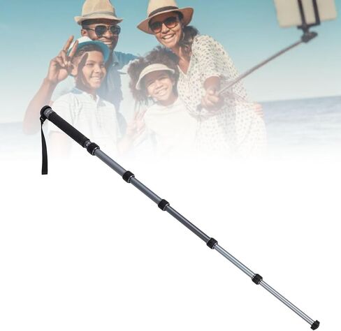 6 Sections Up to 68.5 Inch Lightweight Aluminum Extendable Camera Monopod Portable Monopod for Travel, Sports, Wildlife Photography in Kuwait