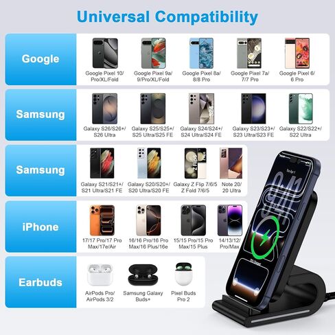 for Google Pixel Wireless Charger Stand for Pixel 11/11 Pro/11 Pro XL/Fold in Kuwait