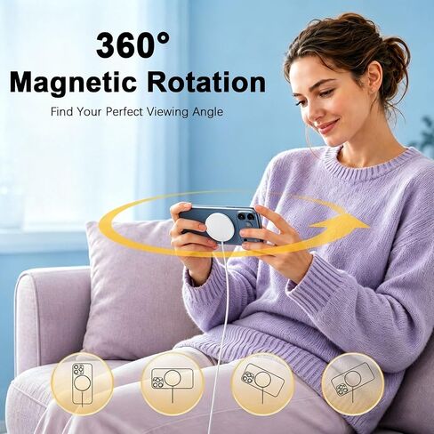 [Apple MFi Certified] Magnetic Wireless Charger for iPhone,2Pack 10FT Mag-Safe Fast Wireless Charging Pad 15W&USB C Charger Block for Apple iPhone 17 Pro Max/17 Pro/16 Pro Max/15 Plus,AirPods Pro 3/2 in Saudi Arabia