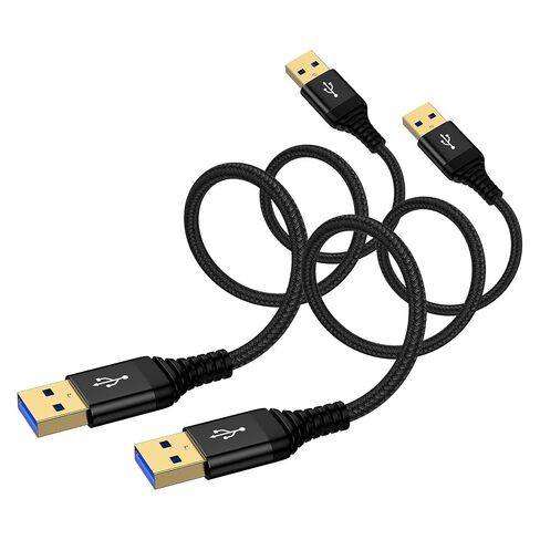 USB to USB Cable 3 ft, 2Pack USB3.0 Male to Male A to A Double Side USBCord in Saudi Arabia