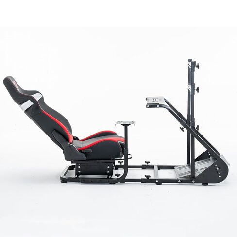 Tervalonis Racing Simulator Cockpit with TV Mount, Sim Racing Wheel Stand in Saudi Arabia