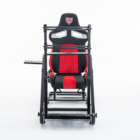 Tervalonis Racing Simulator Cockpit with TV Mount, Sim Racing Wheel Stand in Saudi Arabia
