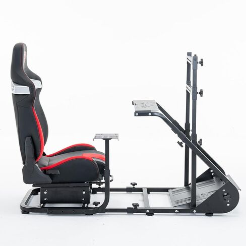 Tervalonis Racing Simulator Cockpit with TV Mount, Sim Racing Wheel Stand in Saudi Arabia