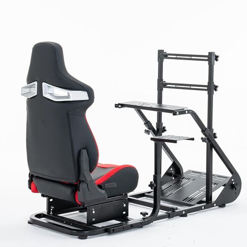 Tervalonis Racing Simulator Cockpit with TV Mount, Sim Racing Wheel Stand in Saudi Arabia