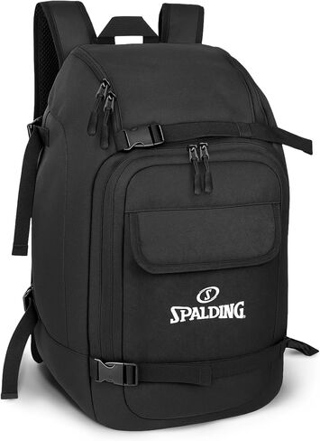 Spalding 50L Outdoor Adventure Backpack with Shoe Compartment, Waterproof Travel & Camping Backpack, Large Sports Gear Bag for Hiking, Motorcycle, Soccer, Weekend Trips and Outdoor Activities in Saudi Arabia
