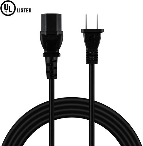 UL Listed 6.6ft AC Power Cord Compatible with Boston Acoustics PV350 PV500 PV700 PV1000 CPS12Wi subwoofer in Saudi Arabia