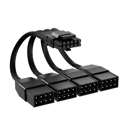 12vhpwr Cable, 600W 16 Pin Male to 4x8 Pin Female GPU Cable by ALYYDBG in Kuwait