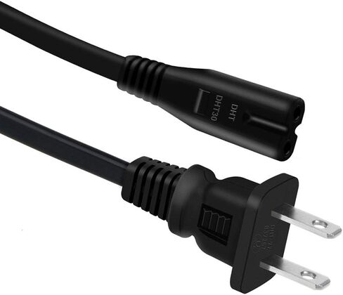 UL 6ft AC Power Cord Compatible with Samsung TV UN65JU6700 UN65JU6500 UN32J5205 UN60F7100 in Saudi Arabia