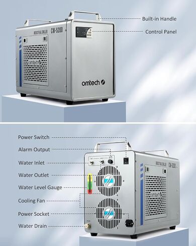 OMTech CW-5200 6L Industrial Water Chiller in Kuwait