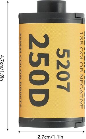 NSXAYIWE 250D 35mm Film Roll Wide Exposure Range ECN 2 Process Colour Print in Kuwait