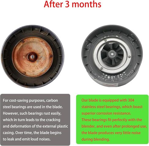 Extractor Blade Replacement Parts Blade Blender With Food-grade Silicone Rubber Gaskets Seal Ring Compatible with NutriBullet 600w 900w Pro Blender in Kuwait