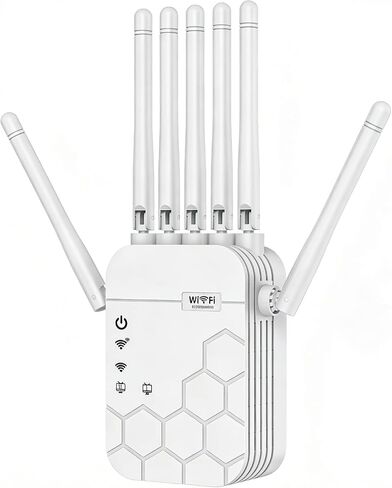 WiFi Extender Signal Booster, 1-Tap Setup in Kuwait
