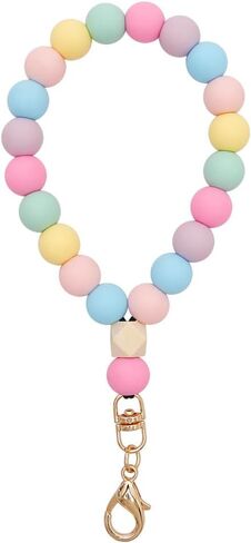 Bloomish Silicone Phone Wrist Strap with Cute Bear Charm - Anti-Loss Hand Strap Lanyard for iPhone & Android - Soft, Durable & Stylish Mobile Phone Accessory in Kuwait