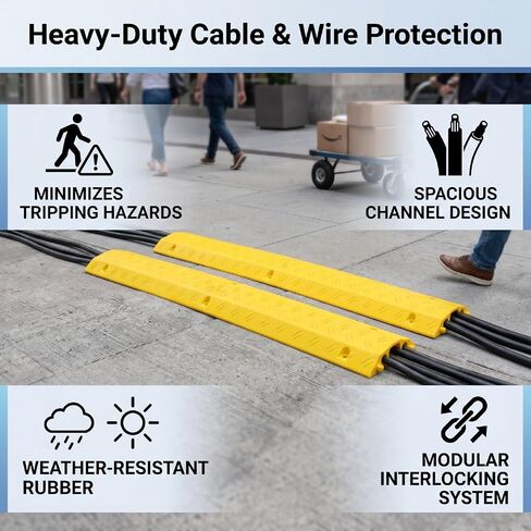 Pissente Heavy Duty Cable Protector, Non Slip in Kuwait
