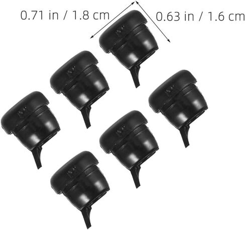 BESTYASH 200pcs Strain Relief Bushing Cord Grip for Power Cord and Wires, Protective Wire Cover Made of Sturdy Pp Material, Quick Installation for Home and Office Cable Management in Kuwait