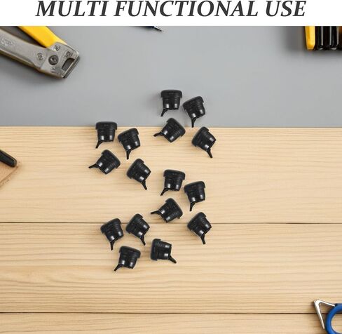 BESTYASH 200pcs Strain Relief Bushing Cord Grip for Power Cord and Wires, Protective Wire Cover Made of Sturdy Pp Material, Quick Installation for Home and Office Cable Management in Kuwait
