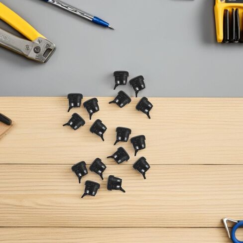 BESTYASH 200pcs Strain Relief Bushing Cord Grip for Power Cord and Wires, Protective Wire Cover Made of Sturdy Pp Material, Quick Installation for Home and Office Cable Management in Kuwait