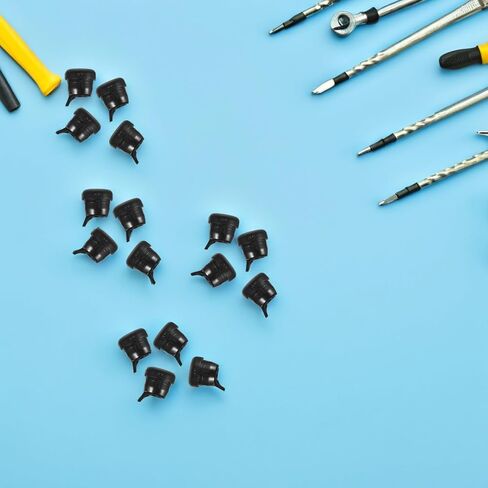 BESTYASH 200pcs Strain Relief Bushing Cord Grip for Power Cord and Wires, Protective Wire Cover Made of Sturdy Pp Material, Quick Installation for Home and Office Cable Management in Kuwait