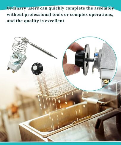 RX-2-24 Thermostat for Deep Fryer with Knob 3/8" Male Pipe Thread Stuff Box in Saudi Arabia