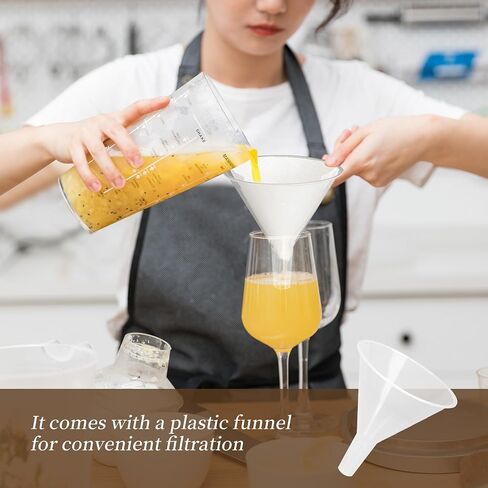 62 Pack Disposable Cooking Oil Filter Paper with Funnels, 4.5"Deep in Kuwait