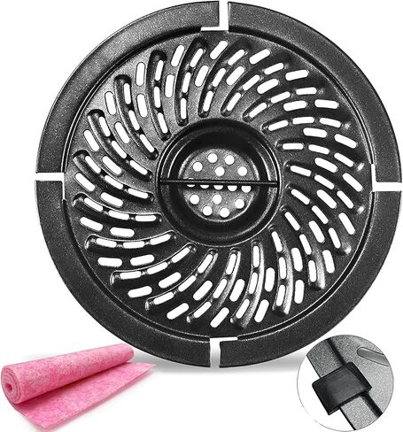 4QT Air Fryer Grill Plate for Gourmia GAF414 Digital Air Fryers, Upgraded Nonstick Air Fryer Grill Pan Crisper Plate Tray Rack Insert Grate Grid Shelf for 4QT Gourmia Air Fryer in Saudi Arabia