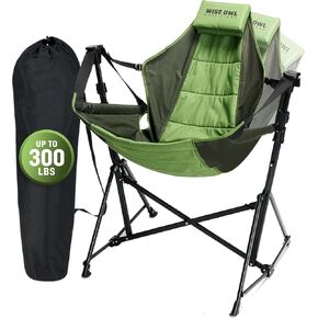 Wise Owl Outfitters Hammock Chair for Adults – Comfortable Portable Folding Rocking Camping Chair with Carry Bag – Great for Lawn, Campsite & Outdoors in Saudi Arabia