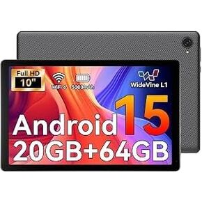 Jeazans Android Tablet, 10.1 Inch Tablet, Octa-core CPU, 20GB RAM 64GB ROM 1TB Expansion in Kuwait