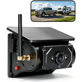 Solar Magnetic WiFi 1080P Backup Camera,No‑Drill RV Trailer in Kuwait