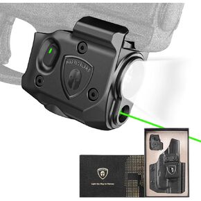 WARRIORLAND Pistol Light Laser & Holster Fit for Taurus G2C/ G3C/ PT111 G2 / PT140 G2, Compact 150-Lumen Trigger Mounted Tactical Weapon Light with Green Laser White LED & IWB Holster, Power Indicator in Kuwait