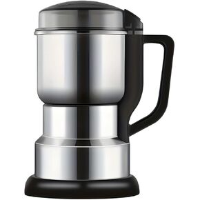 Coffee Grinder Electric with 304 Stainless Steel Body, Portable Electric Spice and Herb Grinder, 110V-240V Multi-Purpose Grain Mill for Fine Powder, Home Use, Kitchen, Travel in Kuwait