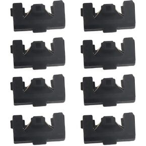8PCS Vortex Air Fryer Rubber Foot Pads Baking Tray Cushioning Protective Sleeve Replacement Parts Tray Latches Food Grade Silicone Sheets High Temperature Resistant 1.2x0.67x0.31in in Saudi Arabia